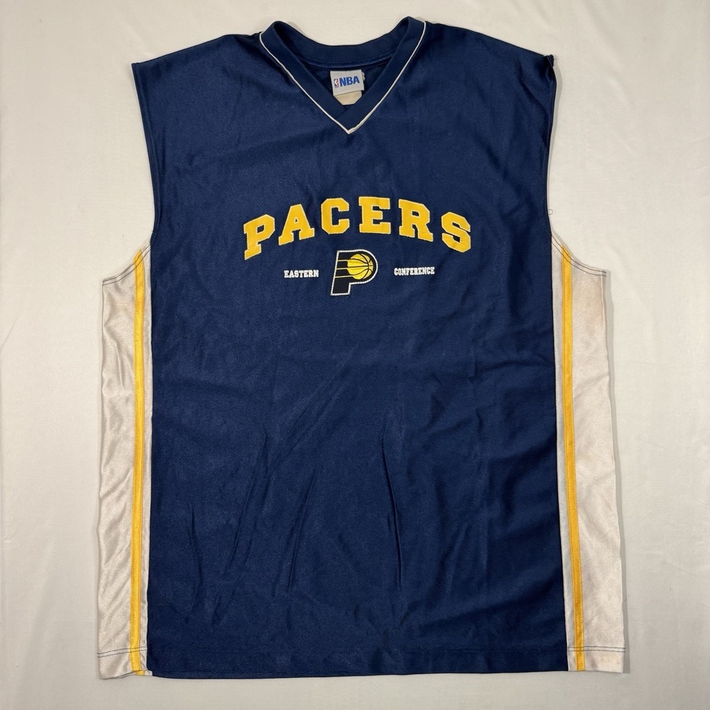 Indiana Pacers Jersey Mens XL Blue Eastern Conference Basketball NBA